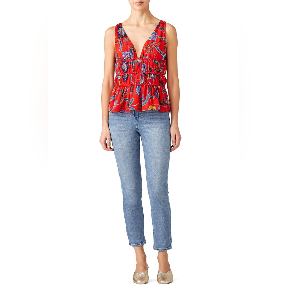 Rebecca Minkoff Lucy Floral Tank| Size: S Rebecca Minkoff Like NEW
